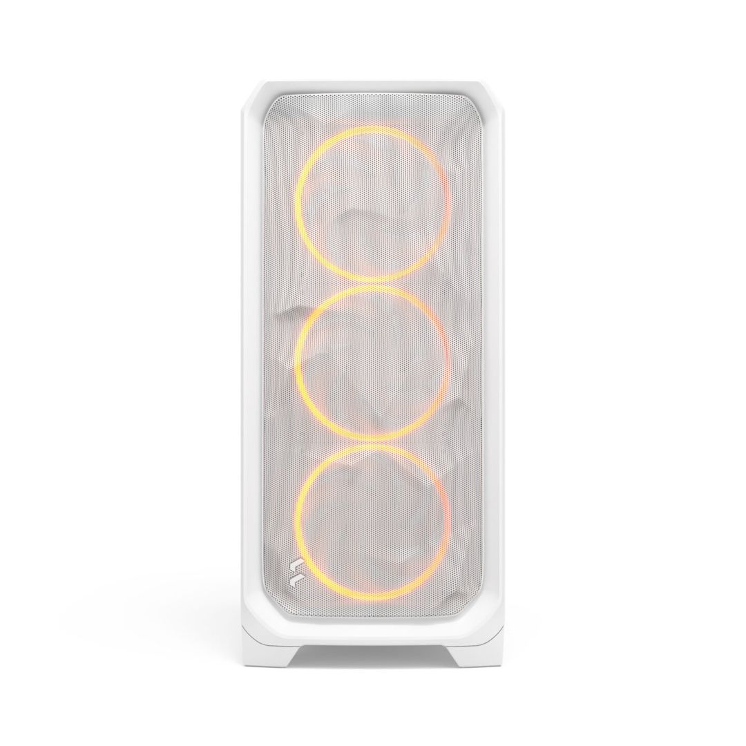 Fractal Design Meshify 3 Tempered Glass RGB Clear Tint White