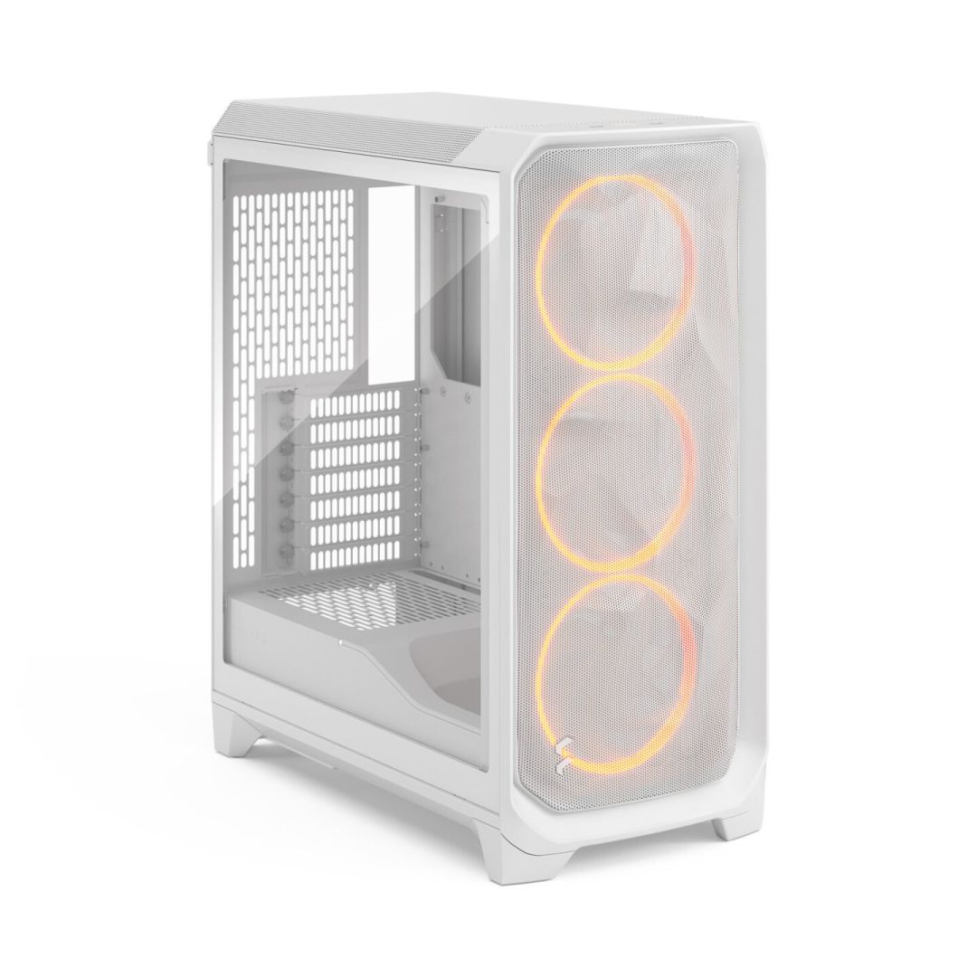 Fractal Design Meshify 3 Tempered Glass RGB Clear Tint White