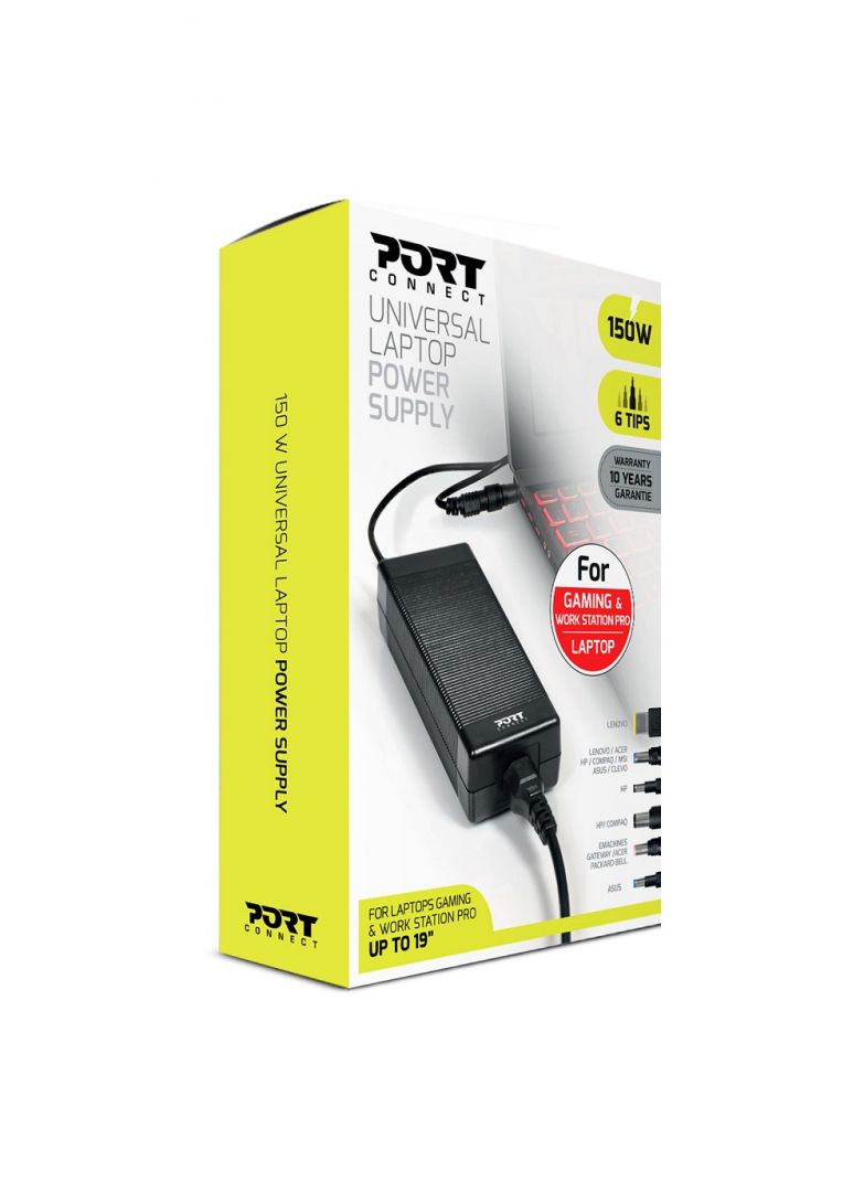 Port Designs 900103 19,5V / 7,7A 150W univerzális hálózati notebook töltő