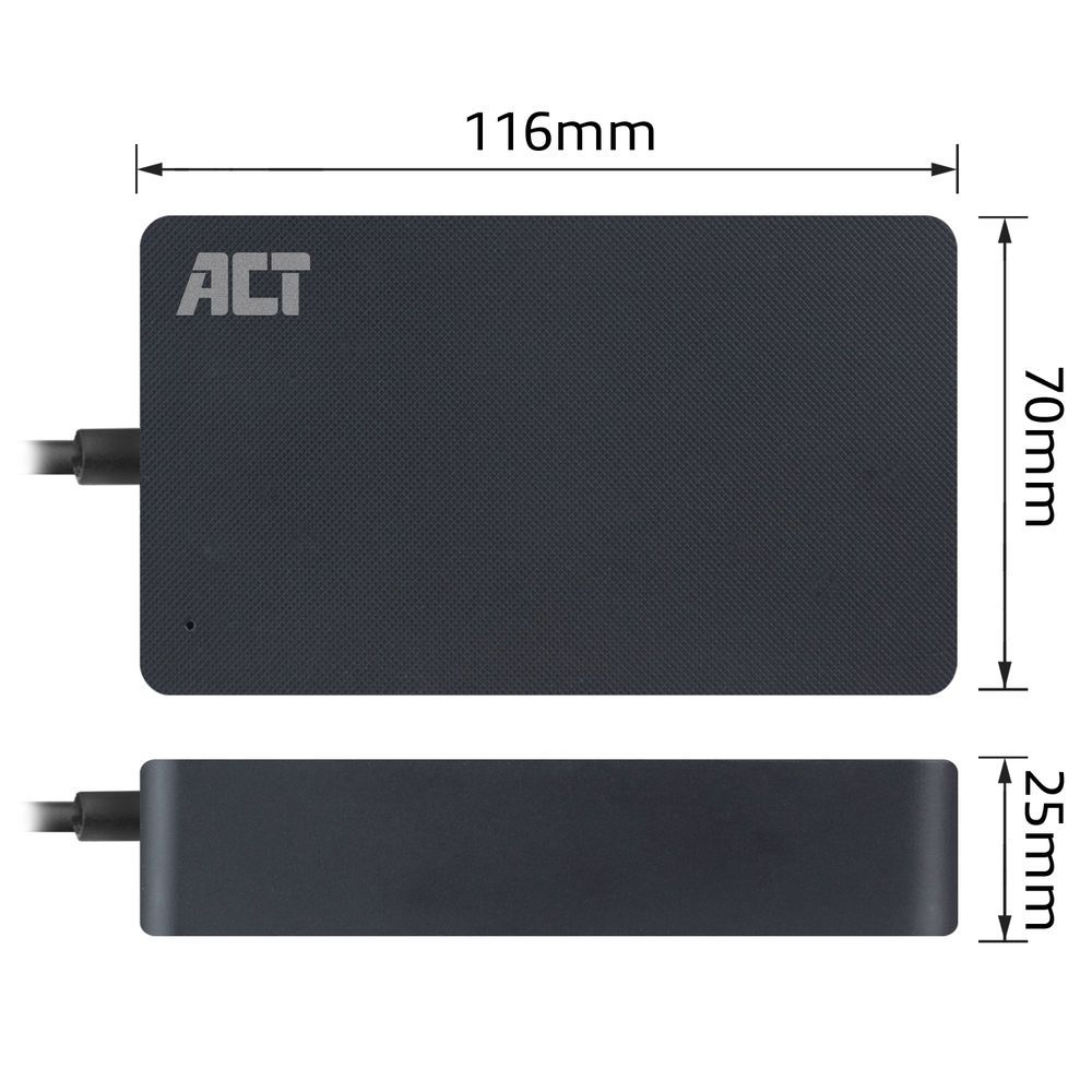 ACT AC2060 20V / 4,5A 90W univerzális hálózati notebook töltő