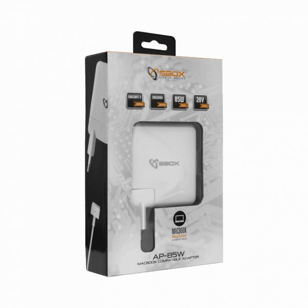 SBOX AP-85W  20V / 4,5A 85W MagSafe 2 Apple hálózati notebook töltő