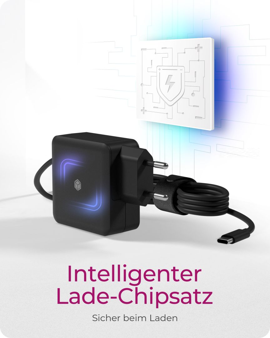 Raidsonic IcyBox IB-PS111-PD 20V / 3,25A 65W Type-C univerzális hálózati notebook töltő