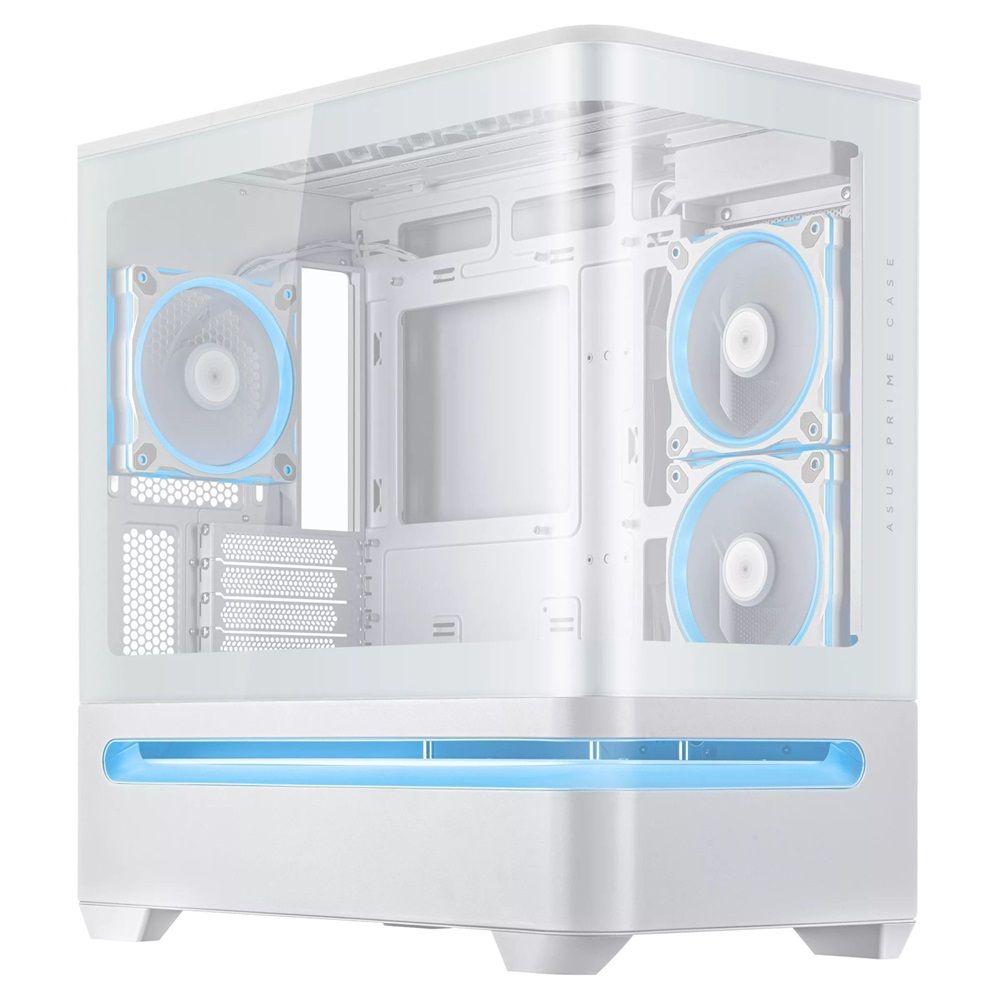 Asus Prime AP202 ARGB Tempered Glass White