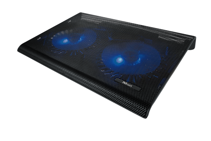 Trust Azul Notebook hűtőállvány dupla ventilátorral Black