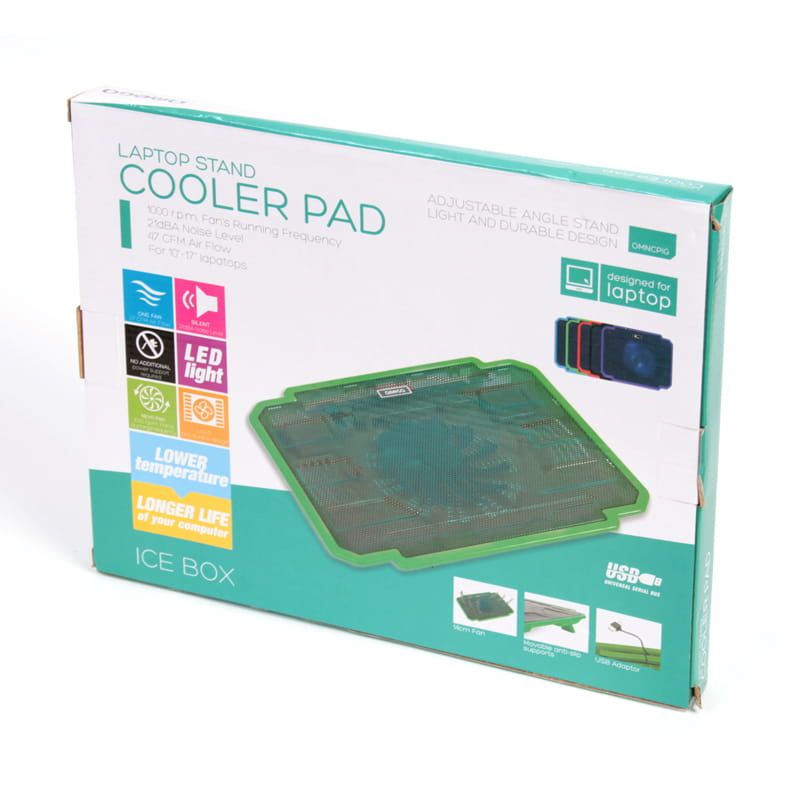 Platinet Omega Ice Box Notebook Hűtő Green