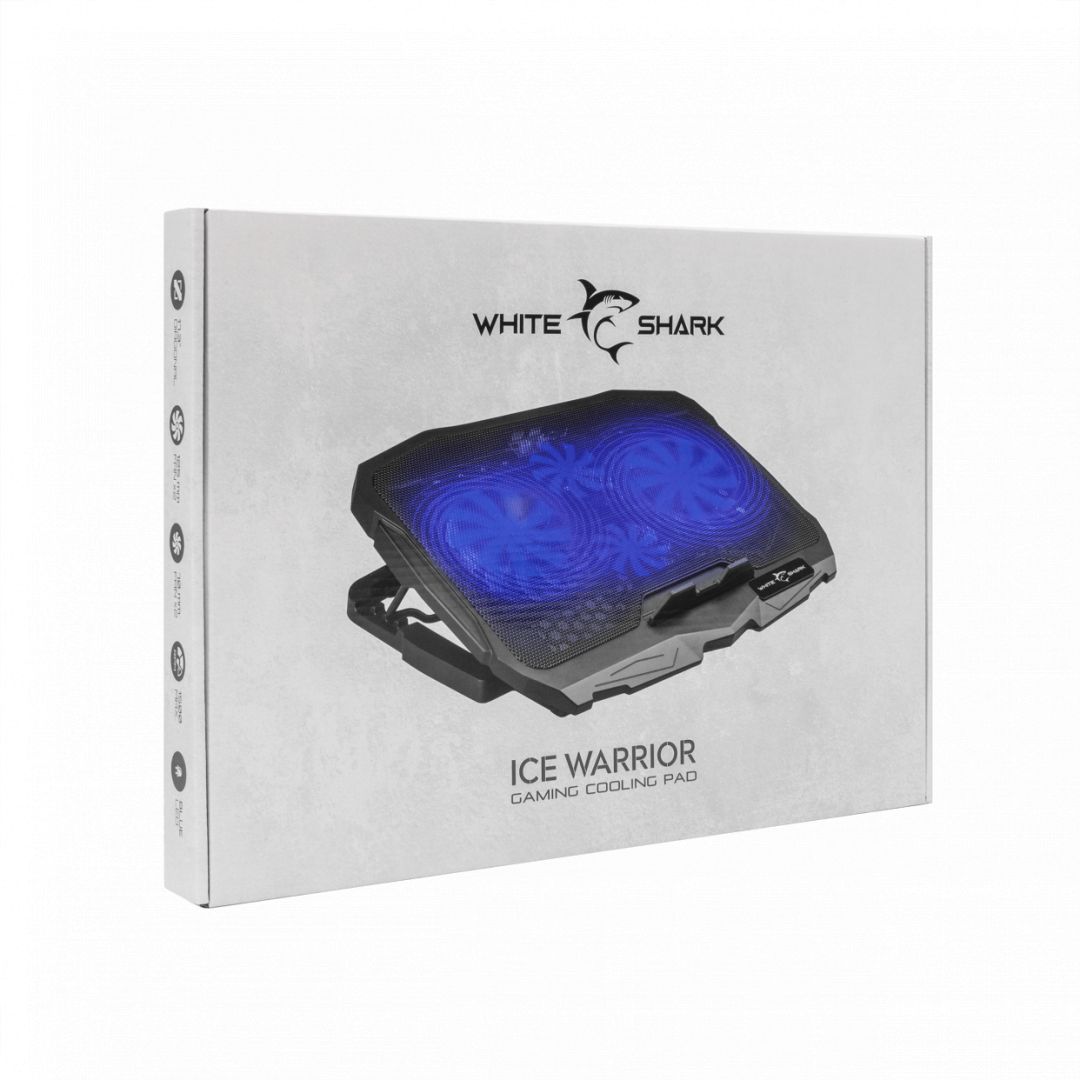 White Shark CP-25 Ice Warrior Notebook hűtő Black