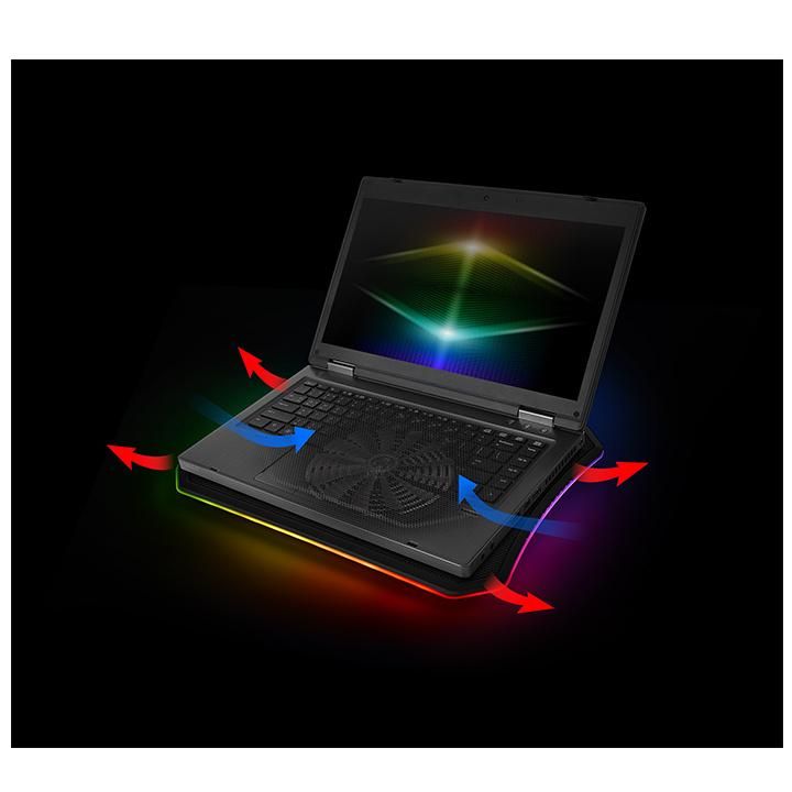 Thermaltake Massive 20 RGB Notebook hűtő Black
