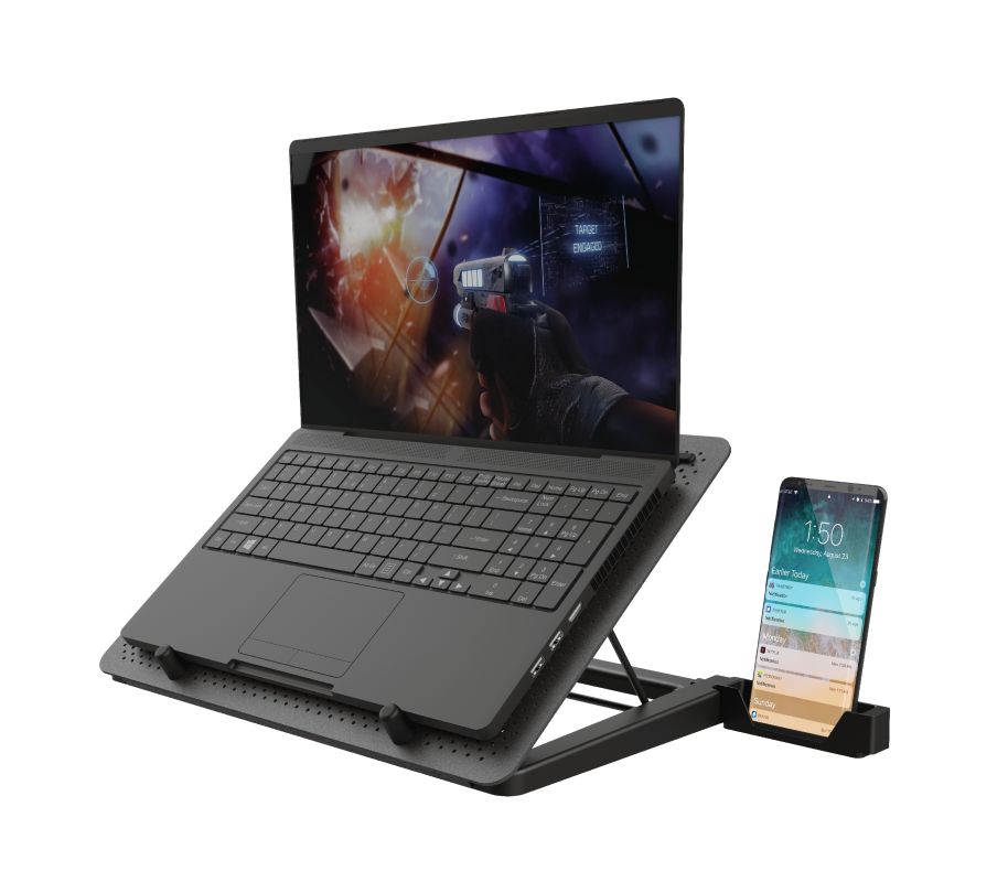 Trust GXT 1125 Quno Notebook hűtő Black