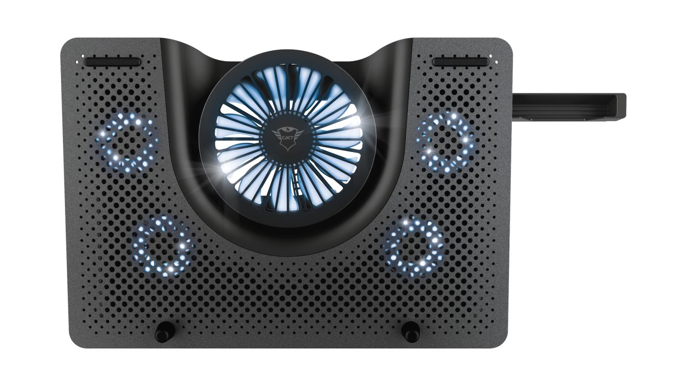 Trust GXT 1125 Quno Notebook hűtő Black