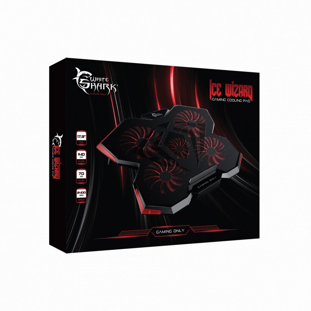 White Shark GCP-29 Ice Wizard Notebook hűtő Black