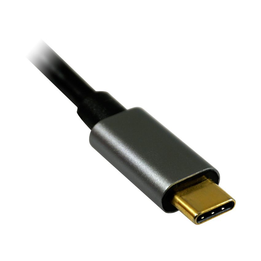 LC Power LC-HUB-C-MULTI-STAND Notebook állvány USB-C Multi Hub Silver