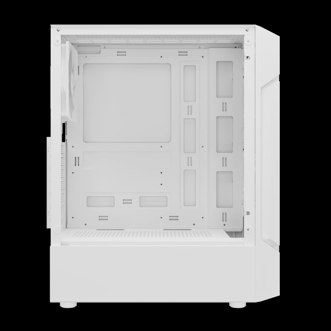 Gamdias Aura GC7 ARGB Tempered Glass White