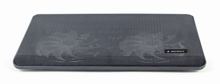 Gembird NBS-2F15-05 LED Notebook hűtő Black