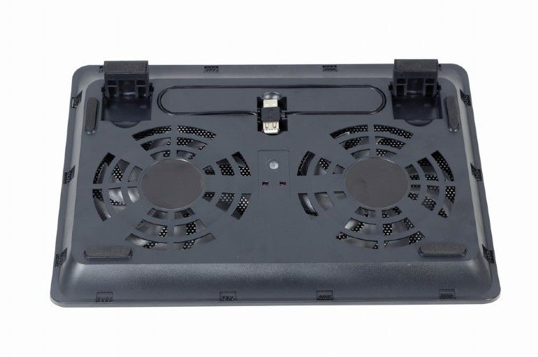 Gembird NBS-2F15-05 LED Notebook hűtő Black