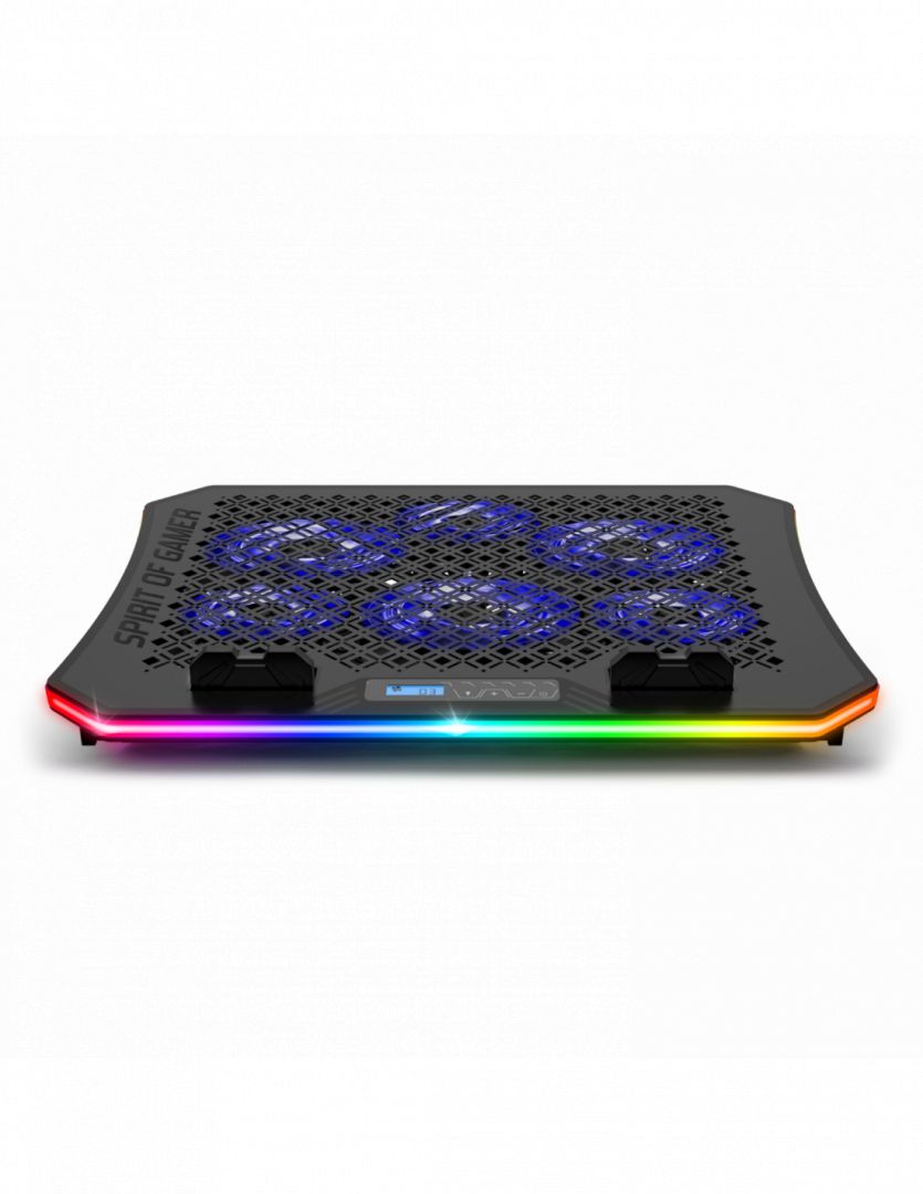 Spirit Of Gamer AirBlade 1200 RGB Notebook hűtő Black