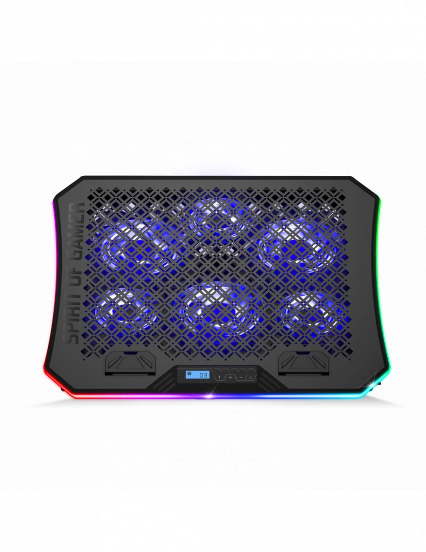 Spirit Of Gamer AirBlade 1200 RGB Notebook hűtő Black