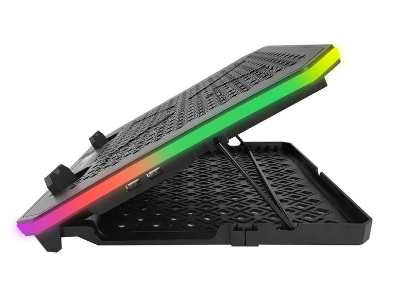 Esperanza Galerne RGB Gaming Notebook Hűtő Black