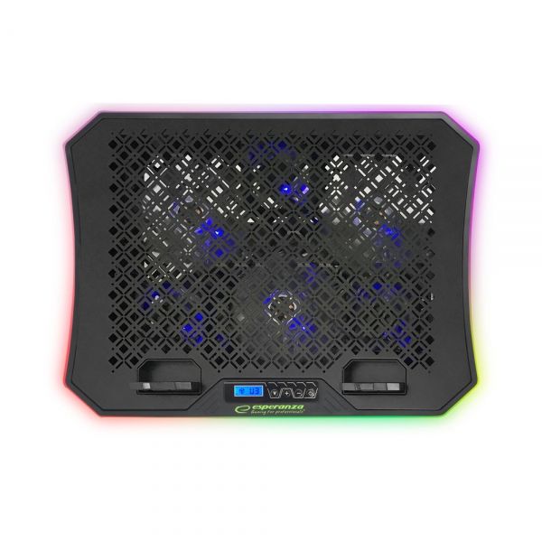 Esperanza Galerne RGB Gaming Notebook Hűtő Black