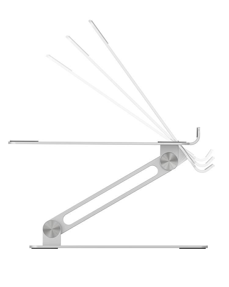 Raidsonic IcyBox IB-NH300 csúszásmentes és magasságban állítható Notebook Állvány Grey