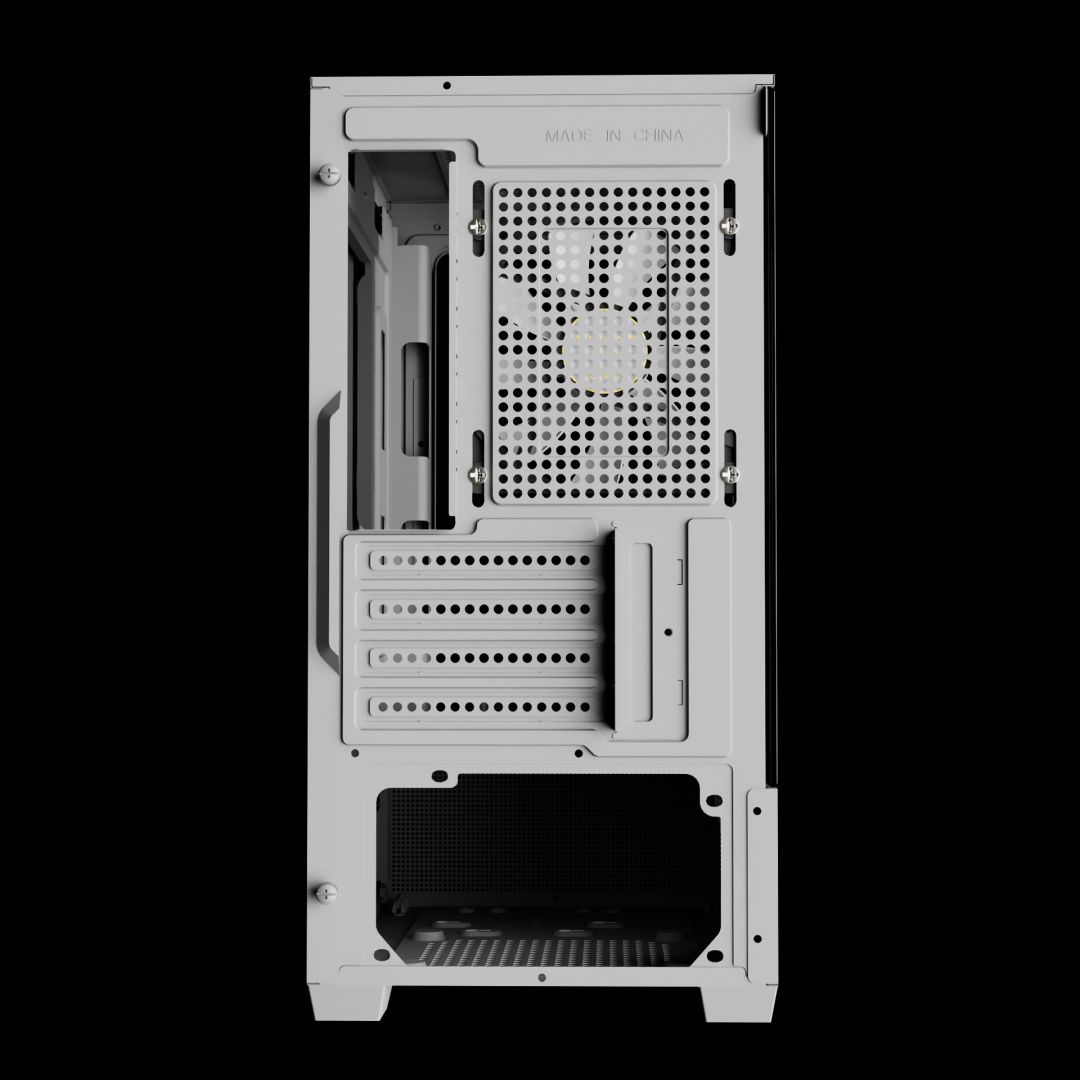 Gamdias Aura GC9M ELITE ARGB Tempered Glass White