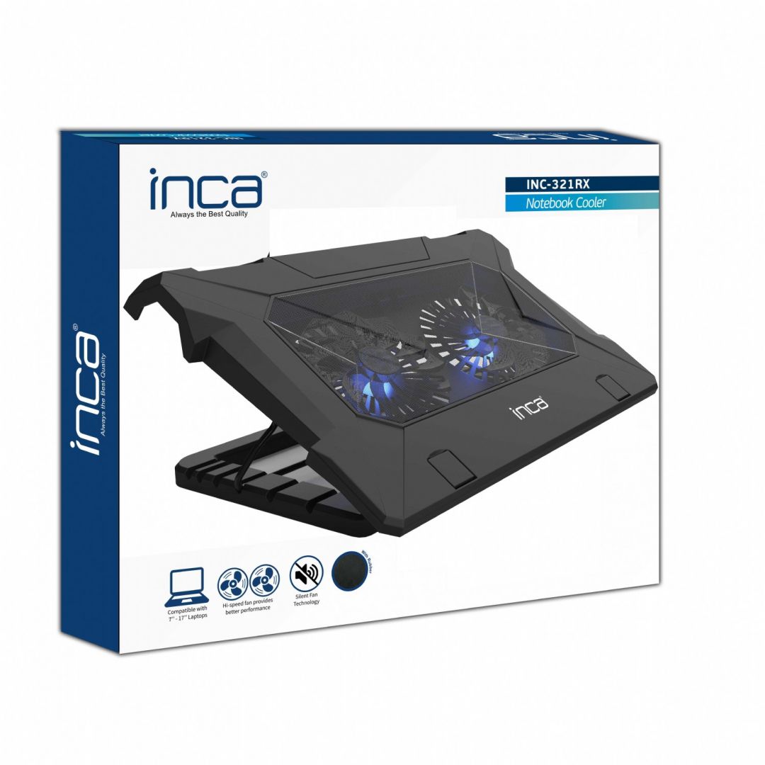 INCA INC-321RX Gaming Notebook Hűtő Black