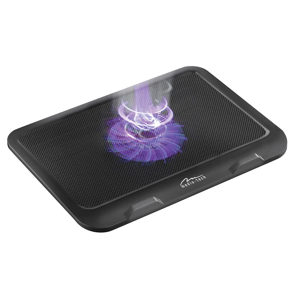 Media-Tech MT2660 SILENT Notebbok hűtő Black
