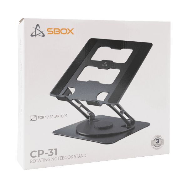 SBOX CP-31 Notebook állvány Grey