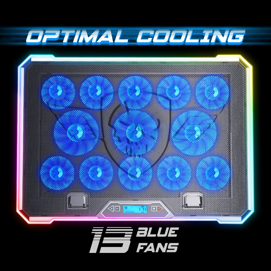 Spirit Of Gamer AirBlade 1300 RGB Notebook hűtő Black