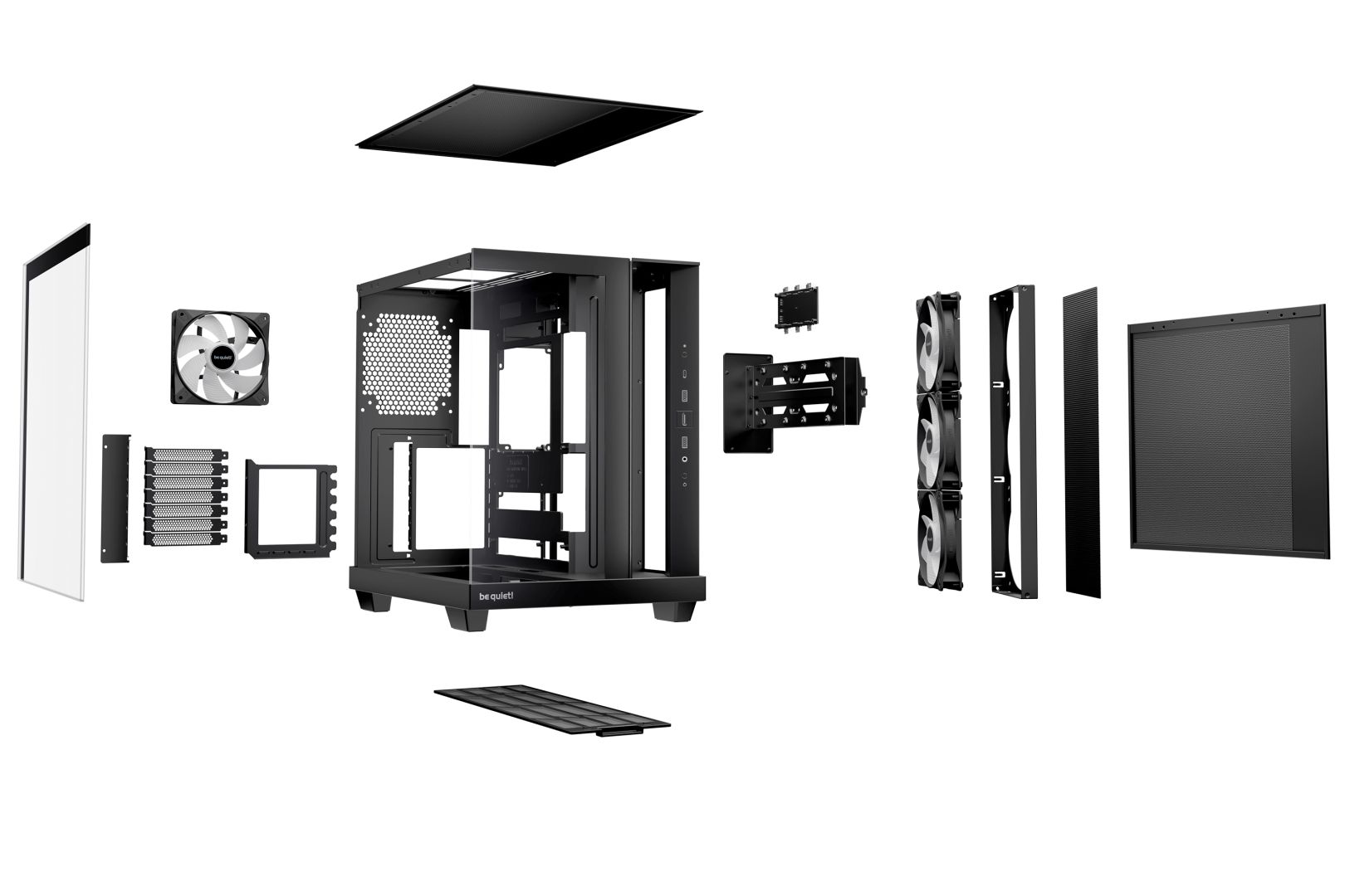 Be quiet! Light Base 500 LX Tempered Glass Black