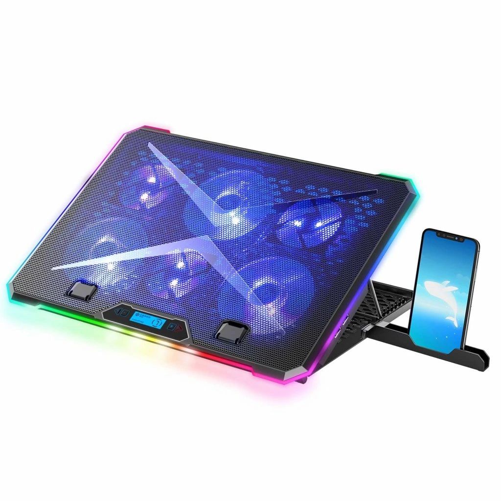 Evolveo Ania 9 RGB állítható Notebook Hűtő Black