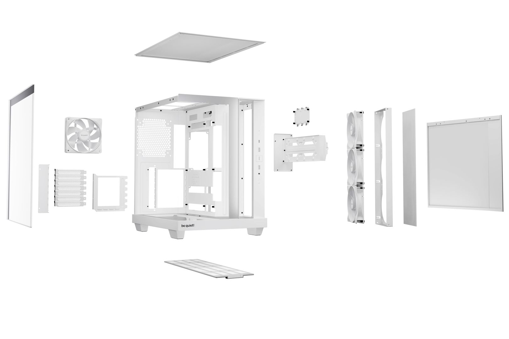 Be quiet! Light Base 500 LX Tempered Glass White