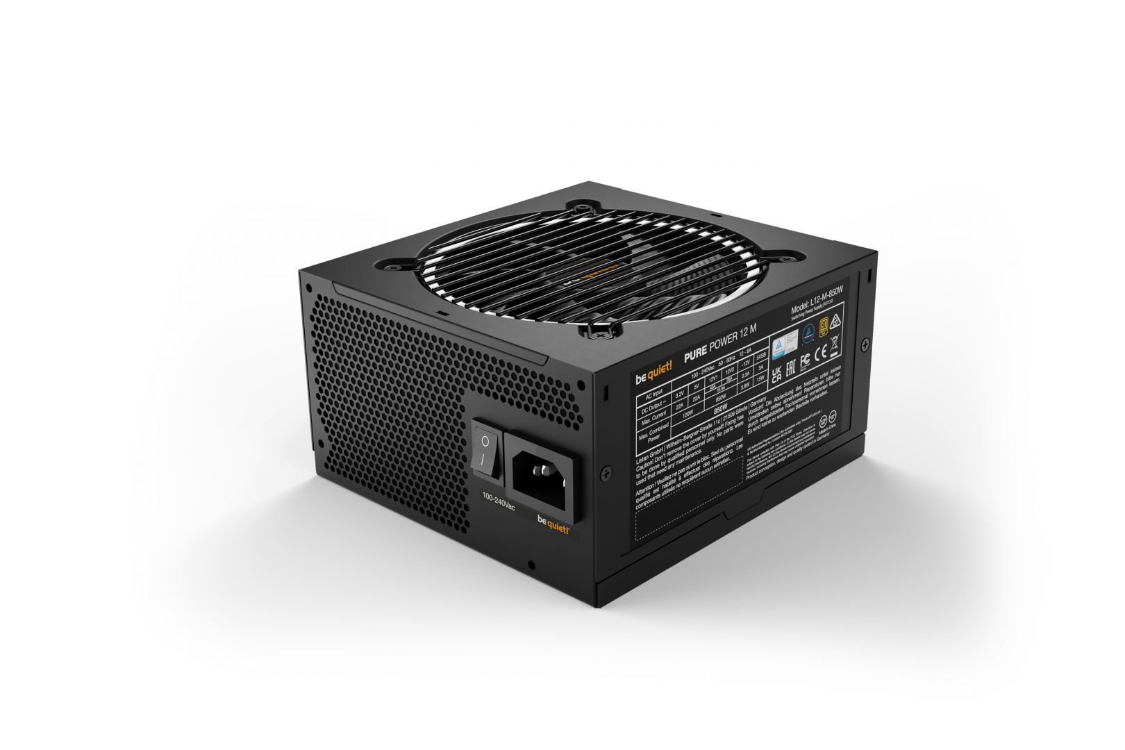 Be quiet! 850W 80+ Gold Pure Power 12 M 