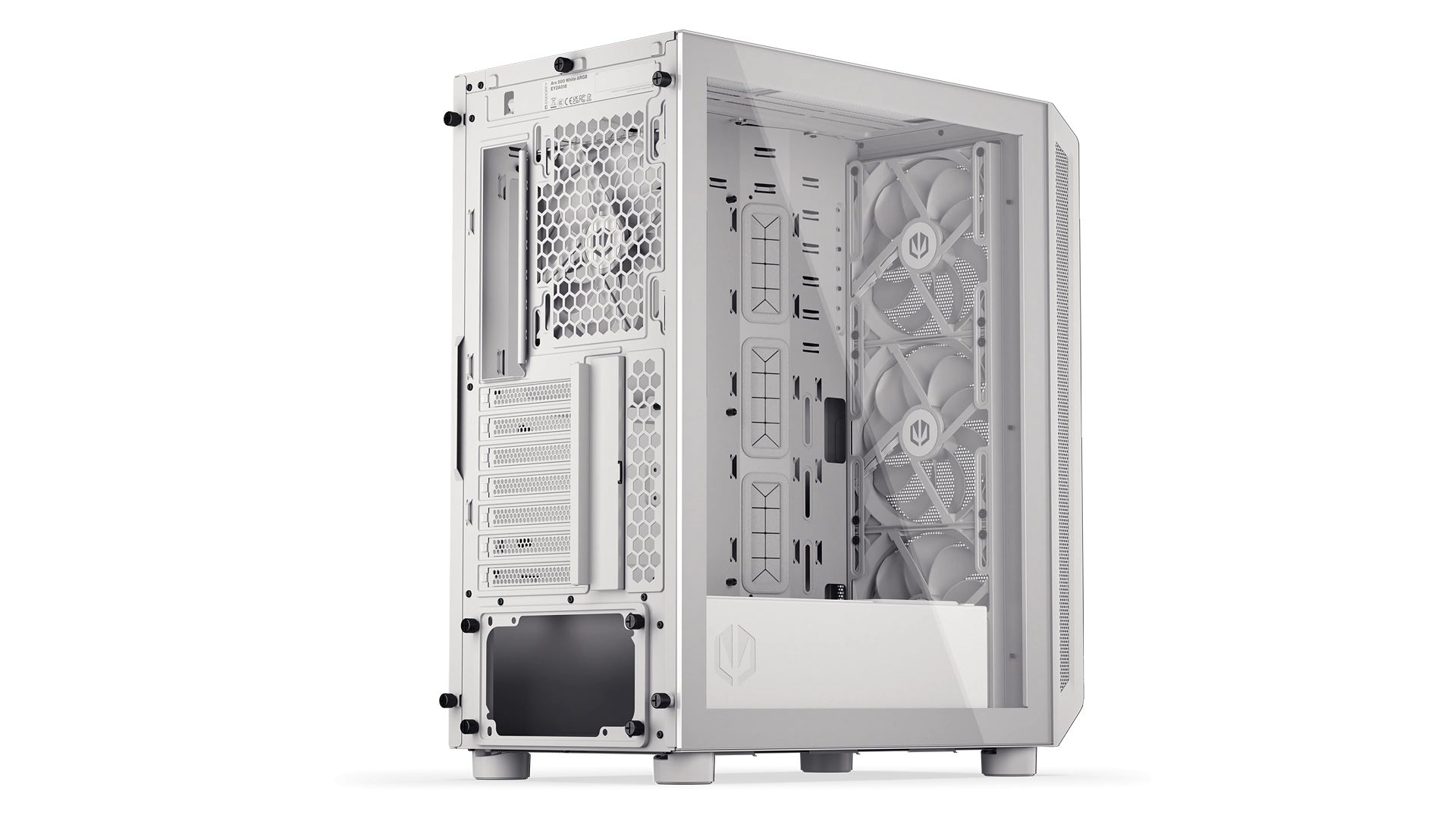 Endorfy Arx 500 ARGB Tempered Glass White