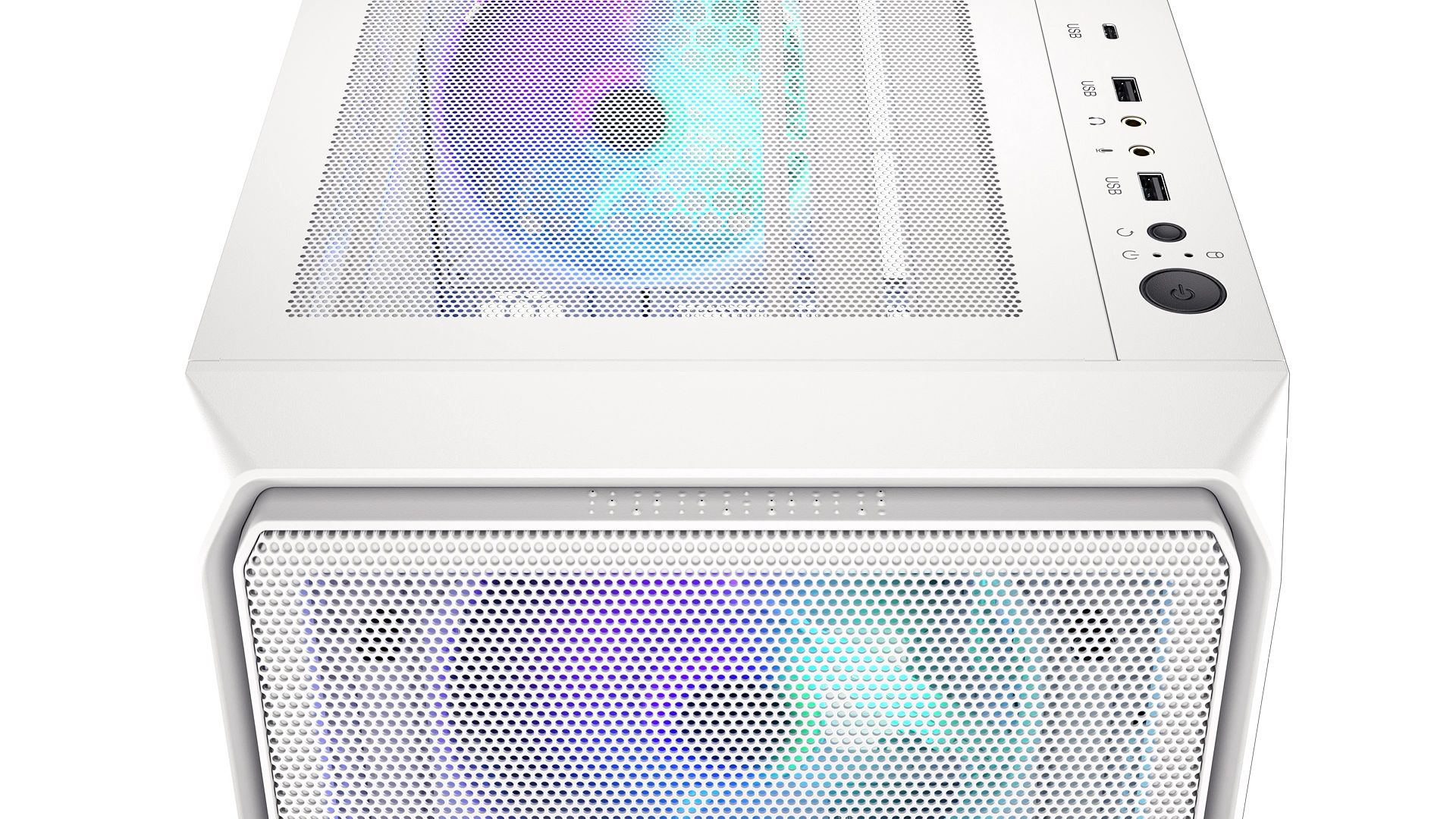 Endorfy Arx 500 ARGB Tempered Glass White