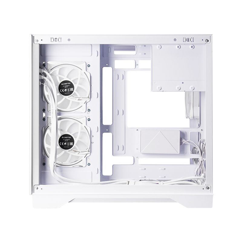 Chieftec Visio Tempered Glass White