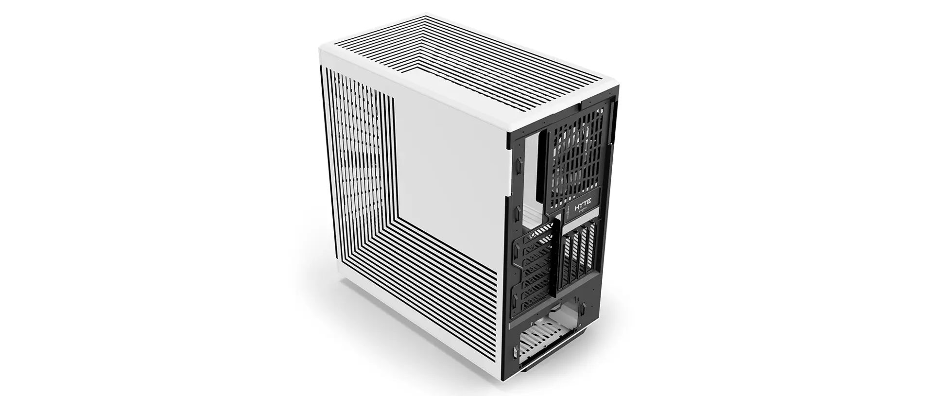 HYTE Y40 Tempered Glass White