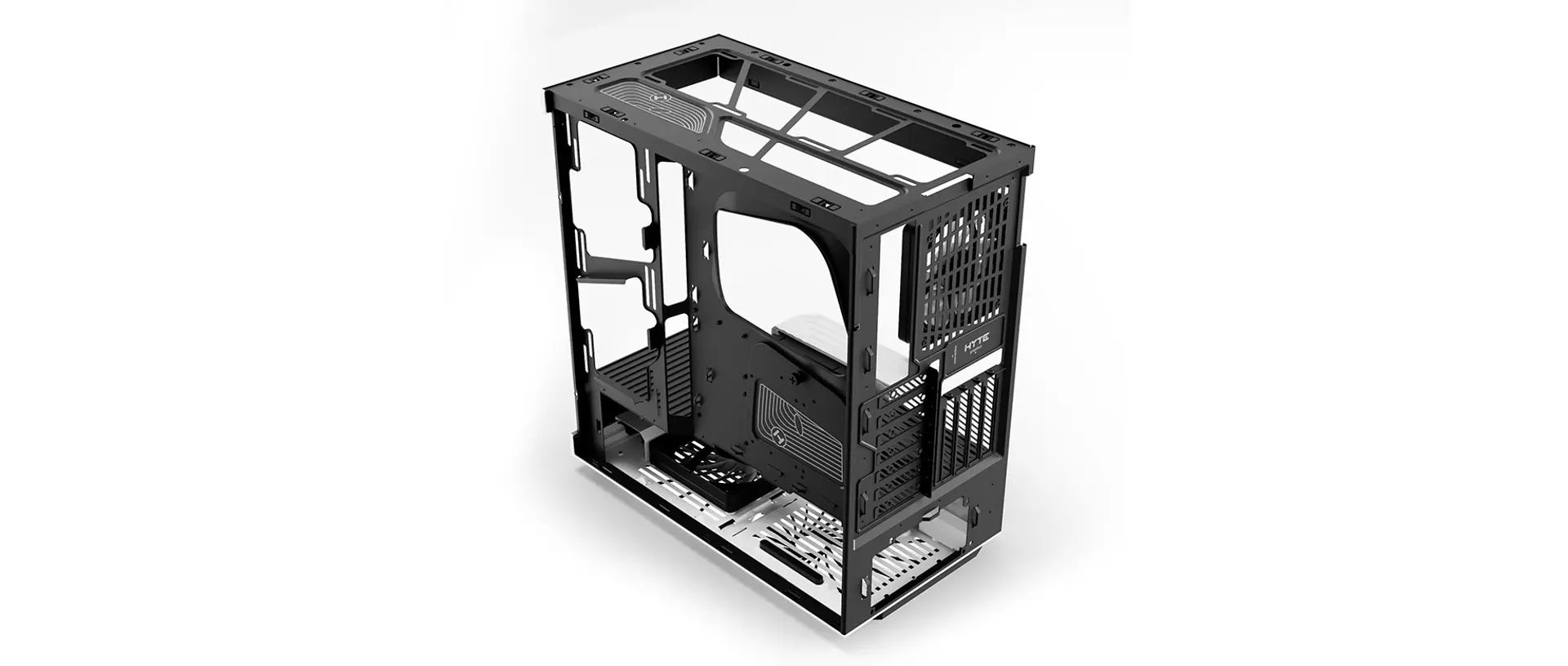 HYTE Y40 Tempered Glass White