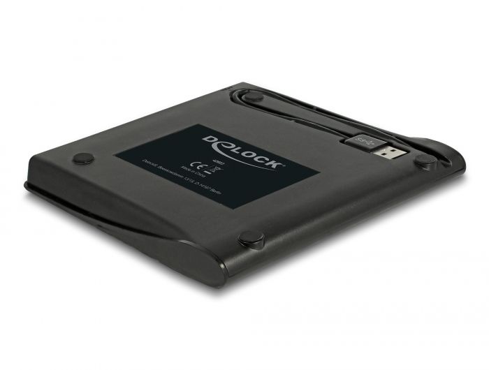 DeLock External Enclosure for 5.25″ Ultra Slim SATA Drives 9.5 mm to USB Type-A male