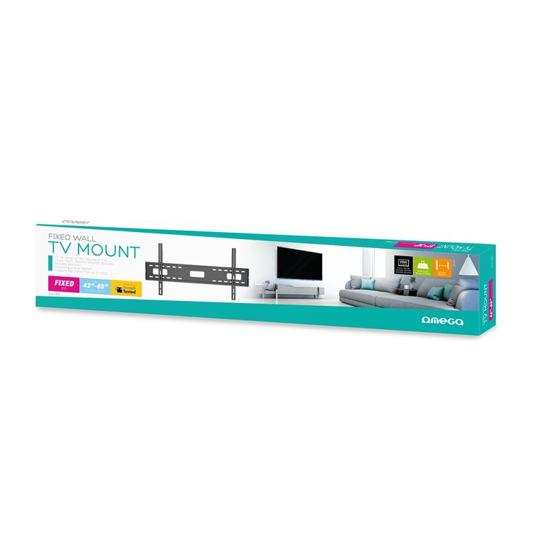 Platinet Omega TV Bracket Max Vesa 800×400 Fixed Pine Black