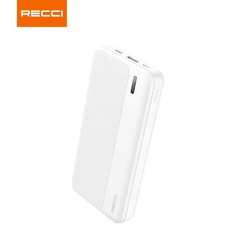Recci RPB-P27W 20000mAh Powerbank White