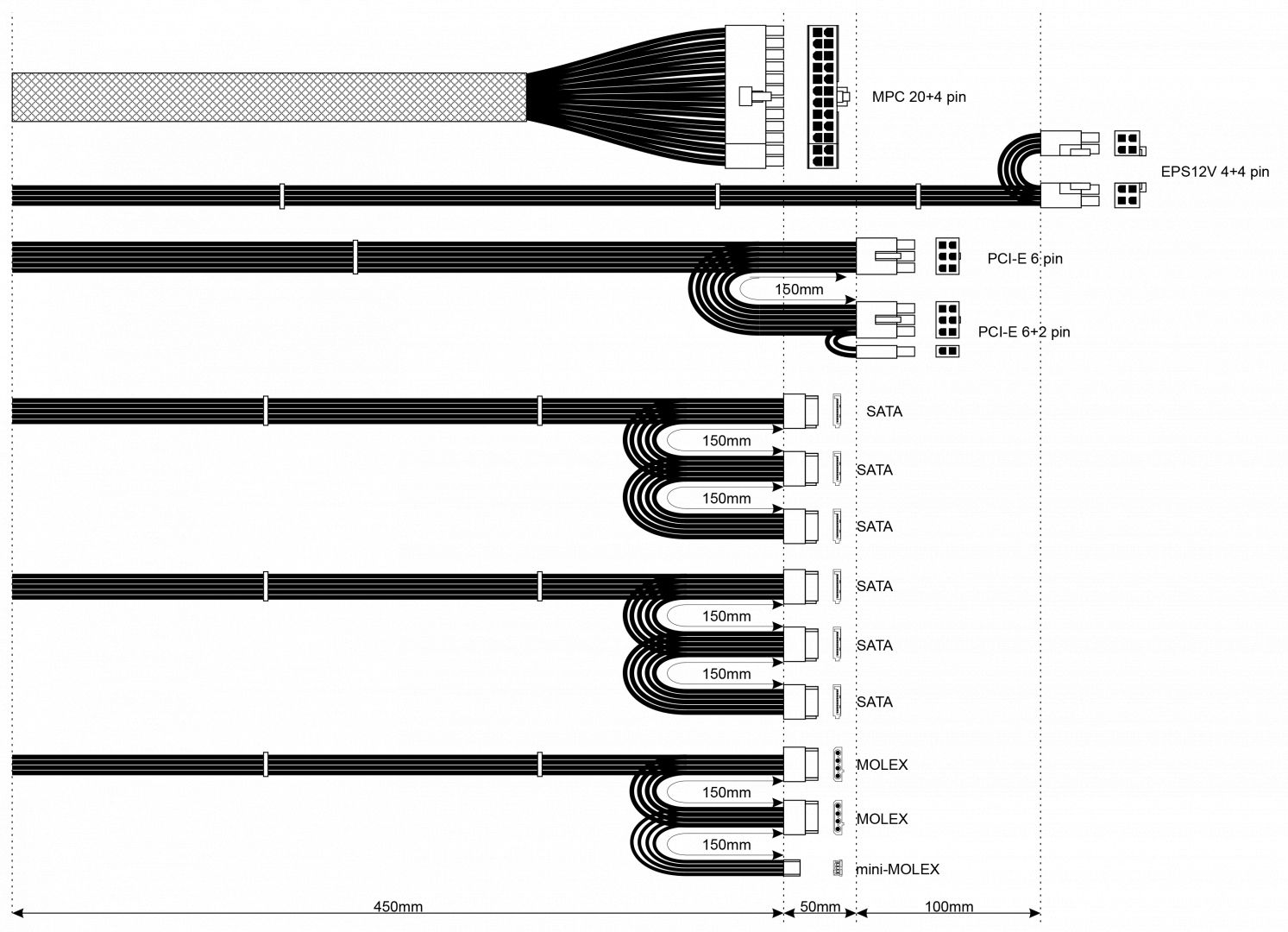 Akyga 600W 80+ Bronze ATX AK-U4-600