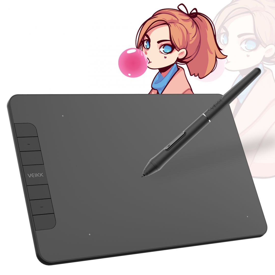 VEIKK Creator Pop VK460 digitalizáló tábla Black