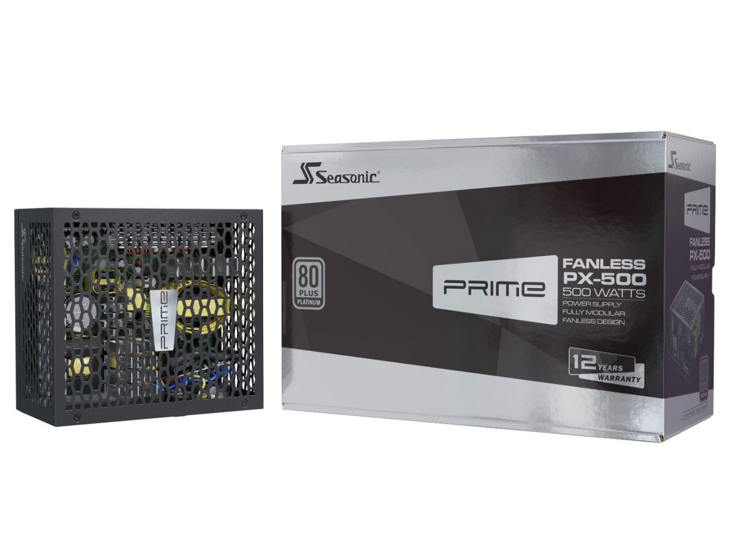 Seasonic 500W 80+ Platinum Prime Fanless PX