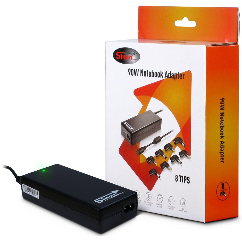 Inter-Tech Sinan UB-90HB 15-20V / 6A 90W univerzális hálózati notebook töltő
