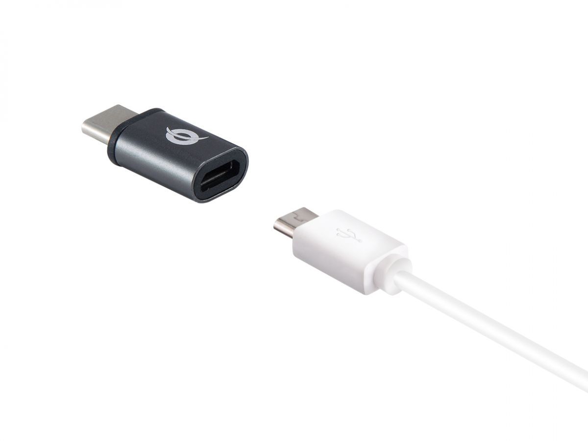 Conceptronic  DONN04G USB-C OTG Adapter (2-Pack) (USB-C to USB-A & USB-C to microUSB)
