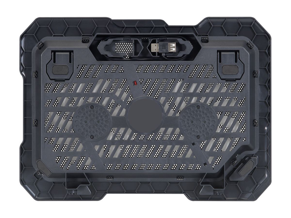 Conceptronic  THANA01B 2 ventilátoros laptop hűtőpad Black