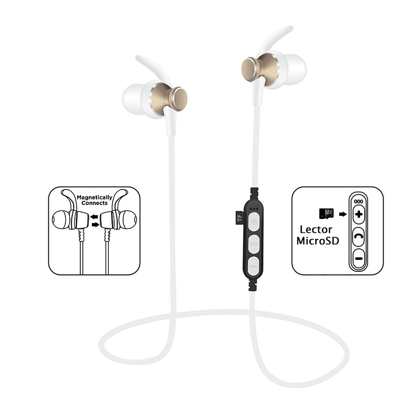 Platinet PM1061G Bluetooth Headset Gold