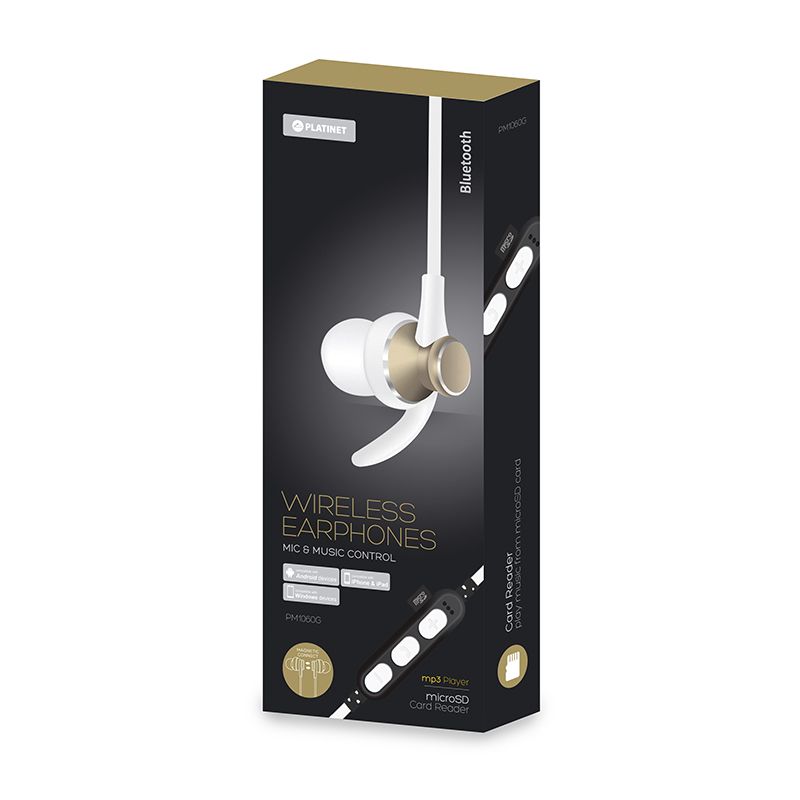 Platinet PM1061G Bluetooth Headset Gold