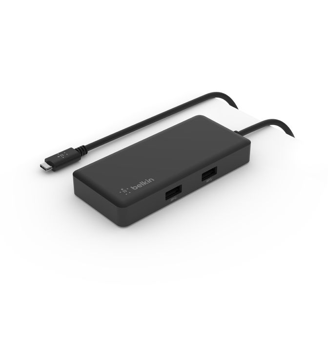 Belkin Connect USB-C 5-in-1 Multiport Adapter Black