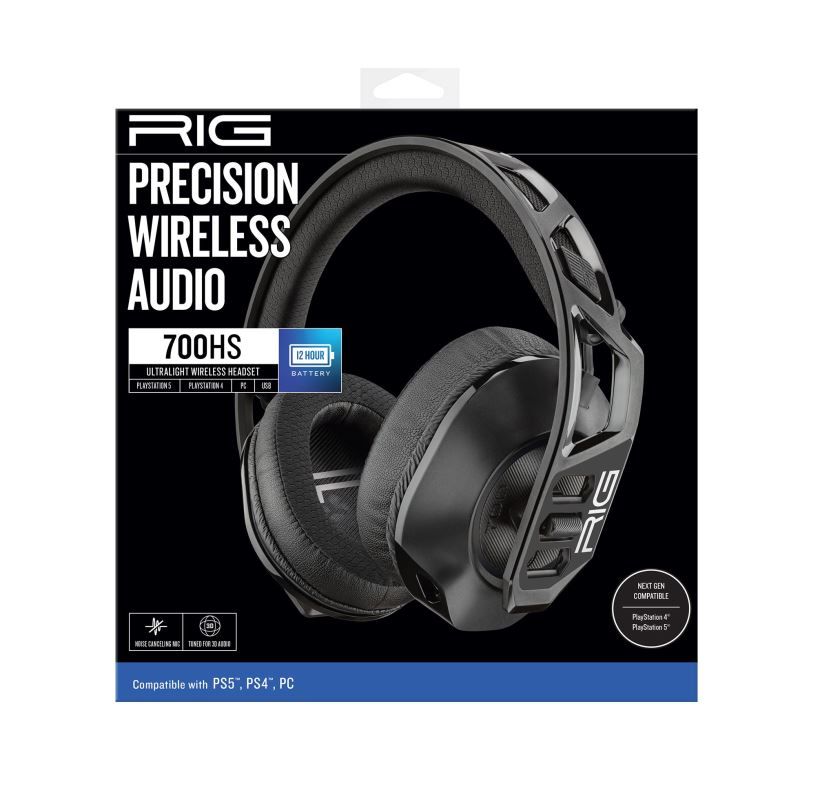 Nacon RIG 700 Pro HS Wireless Gaming Headset Black
